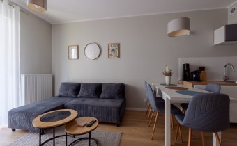 Salon z aneksem kuchennym – Łężyca-Inwestycyjna, Z