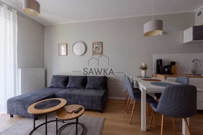 Salon z aneksem kuchennym – Łężyca-Inwestycyjna, Z