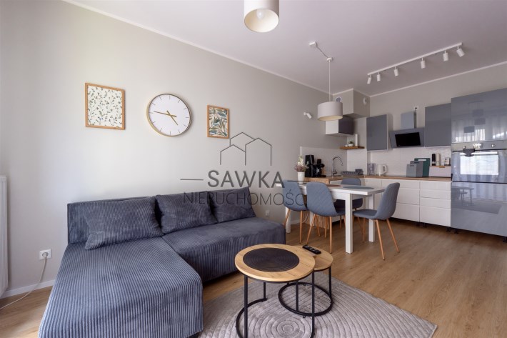 Salon z aneksem kuchennym – Łężyca-Inwestycyjna, Z